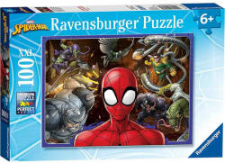 Ravensburger Puzzle Spiderman Si Personaje, 100 Piese (RVSPC10728) - carlatoys Puzzle