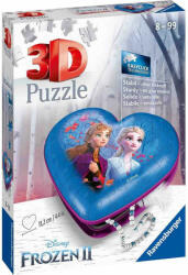 Ravensburger Puzzle 3D Cutie Inima Frozen, 54 Piese (RVS3D11236) - carlatoys