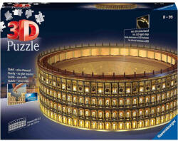 Ravensburger Puzzle 3D Led Colosseum, 216 Piese (RVS3D11148) - carlatoys