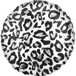 Amscan Anagram Balon folie rotund imprimat leopard gri 43 cm - articole-petreceri - 19,99 RON