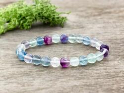 R. M. ékszer Szivárvány fluorit ásvány karkötő (5225-RM-16)