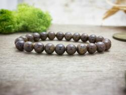 R. M. ékszer Helyes ösvény bronzit ásvány karkötő (13329-RM-16)