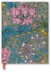 Paperblanks butikkönyv Morris Pink Honeysuckle ultra vonalas (9781439793855)