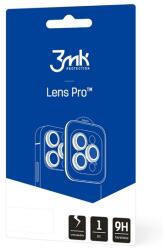 3mk Protection LENS PRO kameravédő üveg (2.5D lekerekített szél, karcálló, 9H, felhelyezést segítő keret) FEKETE Samsung Galaxy S23 (SM-S911) (GP-136062)