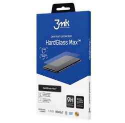 3mk Protection HARD GLASS MAX képernyővédő üveg (3D full cover, íves, ujjlenyomat mentes, karcálló, tok barát 0.3mm, 9H) FEKETE Samsung Galaxy S23 Ultra (SM-S918) (GP-134520)