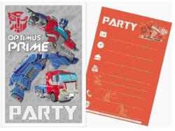  Transformers Party Meghívó (ARJ030346I) - gyerekagynemu