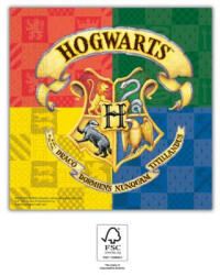 Harry Potter Hogwarts Houses szalvéta 20 db-os 33x33 cm FSC (PNN93366) - gyerekagynemu