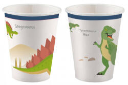 Dinoszaurusz Happy papír pohár 8 db-os 250 ml (DPA990397166) - gyerekagynemu
