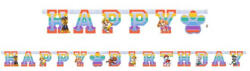 Mancs Őrjárat Color Paws Happy Birthday felirat 180 cm (DPA9914241)
