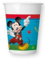 Disney Mickey Rock the House műanyag pohár 8 db-os 200 ml (PNN94240)