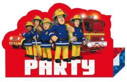  Sam a tűzoltó Fire party meghívó 8 db-os (DPA9902184) - gyerekagynemu