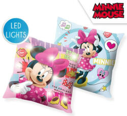 Disney Minnie LED világító párna, díszpárna 40x40 cm (EWA20877WD) - gyerekagynemu