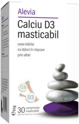 Alevia Calciu D3 masticabil - 30 cpr