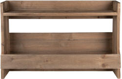 Clayre & Eef Raft perete 2 polite lemn maro 60x12x42 cm (5H0641) - decorer