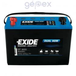 Exide DUAL AGM 100Ah 720A right+ (EP900)