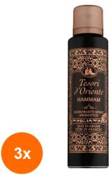 Tesori d'Oriente Set 3 x Deodorant Spray Tesori D'Oriente Hammam, 150 ml