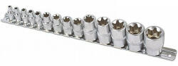 Laser Tools LAS-3482 1/4", 3/8", 1/2"-os belső torx dugókulcs készlet, 14 részes (LAS-3482)