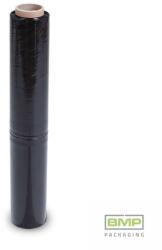  Kézi nyújtható fólia (sztreccsfólia) 500mm / 23 mic / 120m Fekete