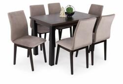  Lotti szék Berta asztallal - 6 személyes étkezőgarnitúra