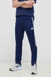 Adidas edzőnadrág Tiro 23 sötétkék, nyomott mintás - sötétkék S