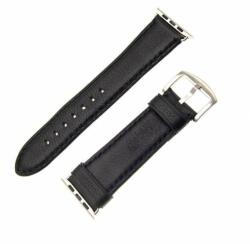 Fixed Berkeley bőrszíj Apple Watch 42 és 44 mm órához ezüst, fekete (FIXBER-BLSL) - nyomtassingyen
