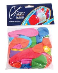  Léggömb, 18cm, vegyes szín, 60db/cs (345)