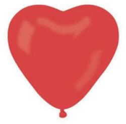  Léggömb, 25cm, szív alakú, piros, 10db/cs (CR10-45CS) - nyomtassingyen