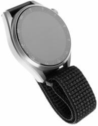 Fixed Nylon Strap Smartwatch 22mm wide, reflective Fekete (FIXNST-22MM-REBK)