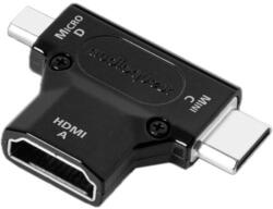 AudioQuest HDMACDAD HDMI Type A - Mini Type C/Micro Type D adapter (HDMACDAD) - nyomtassingyen