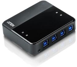 ATEN US434 4 portos USB 3.0 periféria megosztó switch (US434-AT)