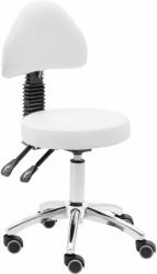 physa Gurulós szék háttámlával - 48-55 cm - 150 kg - fehér (BULLE WHITE)