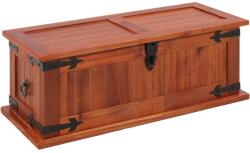 vidaXL Cufăr de depozitare, 60x25x22 cm, lemn masiv de acacia (247240) - vidaxl