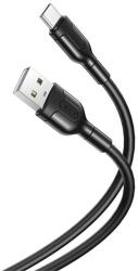 XO NB212 USB-A - Type-C adatkábel, 1m, fekete (NB212)