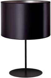 Duolla Duolla - Asztali lámpa CANNES 1xE14/15W/230V átm. 20 cm fekete/ezüst DU603058 (DU603058)