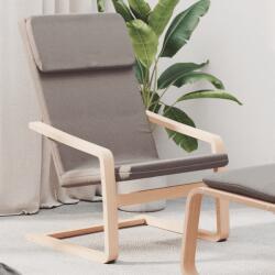 vidaXL Scaun de relaxare, gri taupe, material textil (351057)