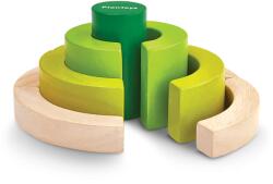 Plan Toys 5392 szivárvány építő zöld (PT5382)