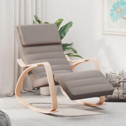 vidaXL Scaun balansoar, gri taupe, material textil (351079) Balansoar