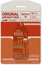 Aviationtag NASA - Beechcraft 18 C45H - N6NA Red