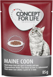 Concept for Life Concept for Life Maine Coon Adult - Rețetă îmbunătățită! Hrană umedă: 12 x 85 g (Ragout)