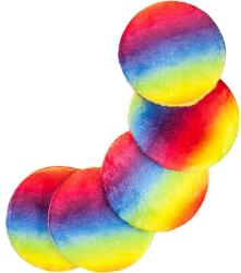 Glov Dischete reutilizabile pentru îndepărtarea machiajului, multicolor, 5 buc. - Glov Rainbow Reusable Cleansing Pads 5 buc