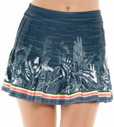 Lucky in Love Fustă tenis dame "Lucky in Love Palms D'Amour Long Paradiso Pleated Skirt - slate