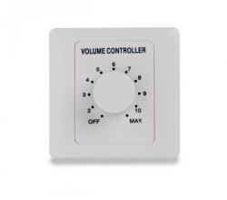 HELVIA MURA 260 - 60W Volume attenuator for 70-100V speakers, 11 positions + Off, with auxiliary line and 24V alarm control - J759J