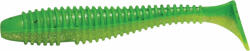 Rapture Ribbed Swing Shad 9, 5cm green lime 7db plasztik csali (188-00-987)
