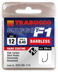 Trabucco F1 Maggot szakáll nélküli horog, méret: 14 (023-66-114)