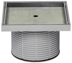 Styron Burkolható padlóösszefolyó magasító szürke 150x150 (STY-505-B-SZ)