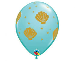 Godan Sea Shell, Kagyló léggömb, lufi 6 db-os 11 inch (28 cm) (MLG291859)