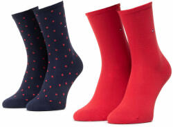 Tommy Hilfiger 2 pár hosszú szárú női zokni Tommy Hilfiger 100001493 Red/Navy 035 35_38 Női