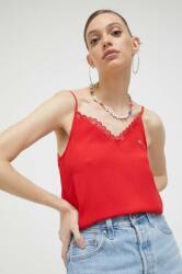 Tommy Jeans top női, piros - piros XS - answear - 15 990 Ft