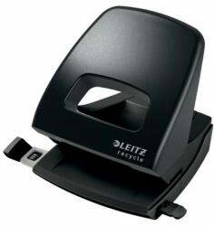Leitz Lyukasztó, kétlyukú, 30 lap, LEITZ Recycle NeXXt, fekete (E50030095) (50030095)