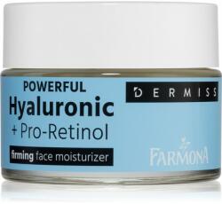 Farmona Natural Cosmetics Laboratory Dermiss Powerful Hyaluronic + Pro-Retinol crema de fata cu efect de fermitate 50 ml